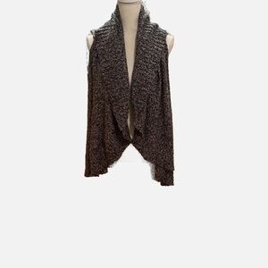 FEVER collared sleeveless cardigan shawl size XL